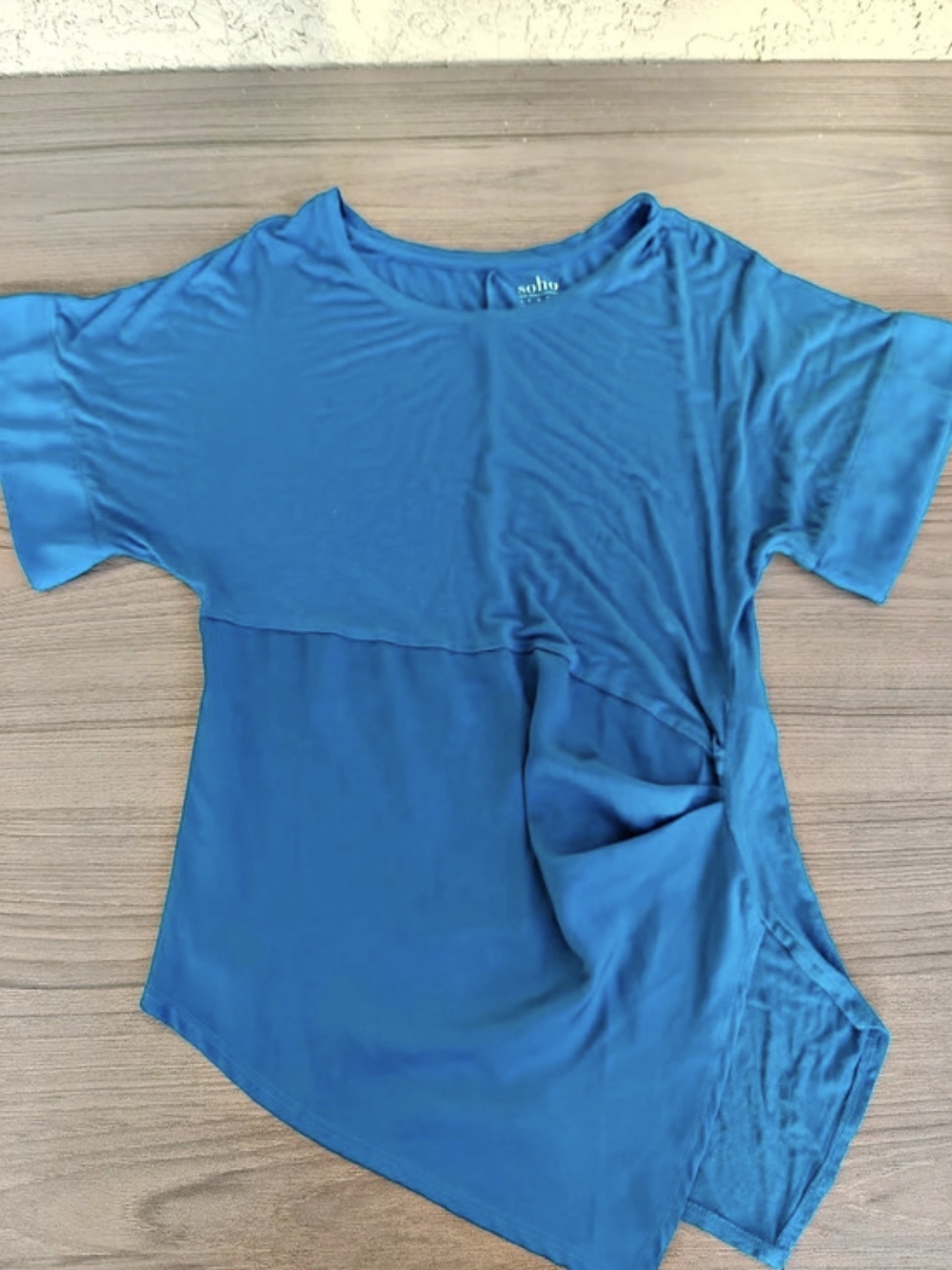 Soho Blue soft Tee top S